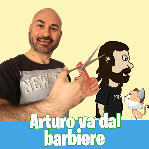 Arturo va dal barbiere